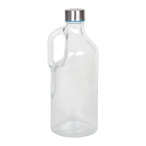 Μπουκάλι γυάλινο Φ10Χ25 εκ. 1100 ml με INOX καπάκι - KESKOR 50368