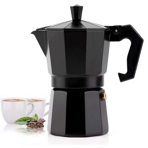 Καφετιέρα - μπρίκι Espresso για 6 φλιτζάνια 16Χ10Χ18 εκ. μαύρο - KESKOR 607117